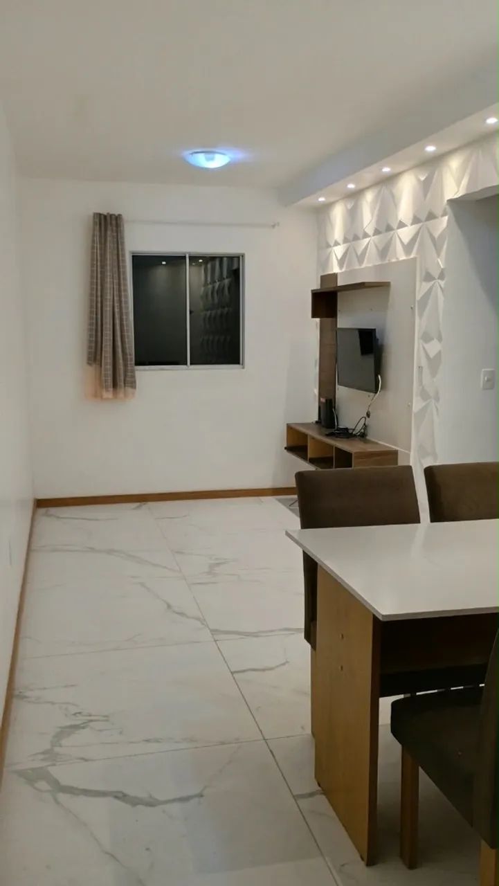 Alugo apartamento SEMIMOBILIADO