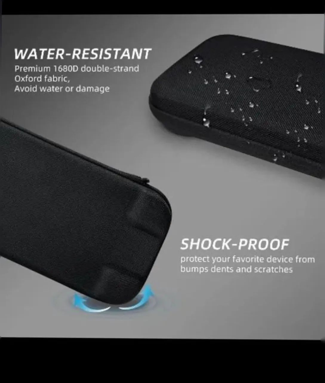 Case Nintendo switch 2 - All black + película de vidro  - Foto 4