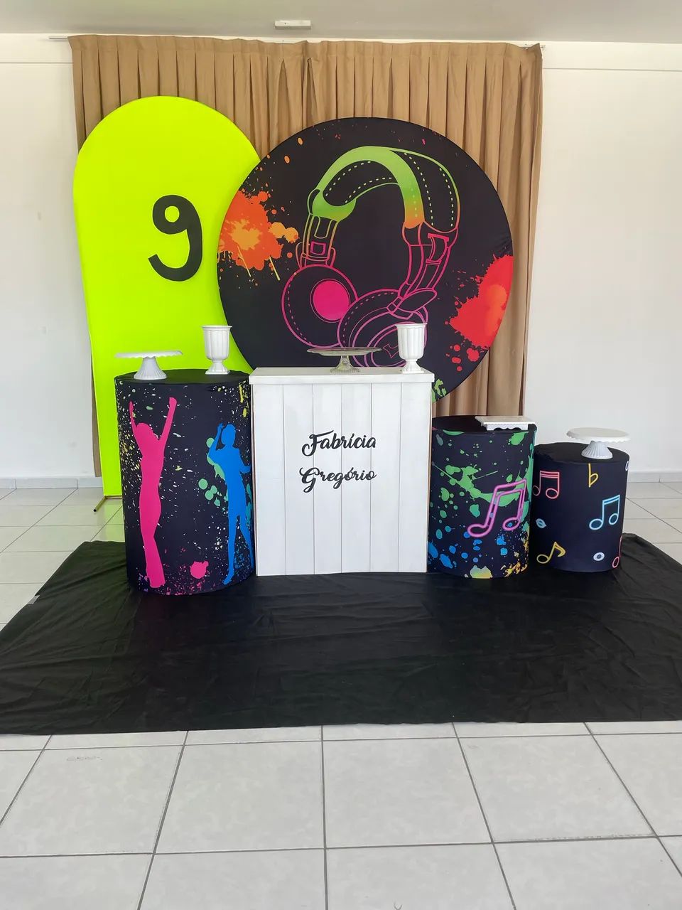 Pegue e monte para eventos 