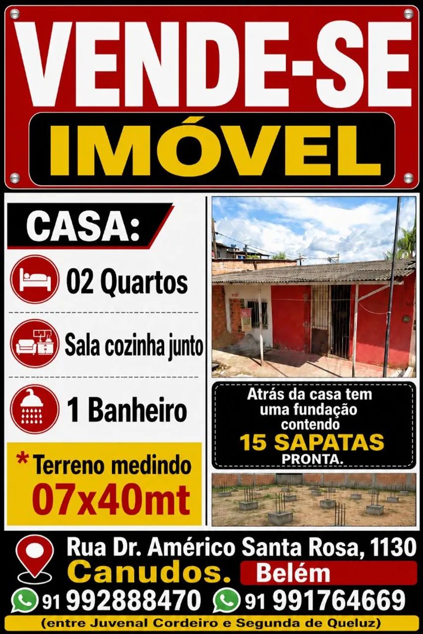 Vende-se IMÓVEL 