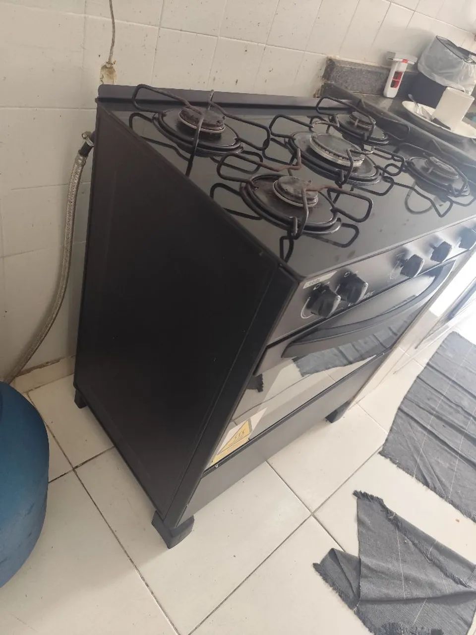 Fogão Esmaltec tampo de vidro 5 Bocas - Foto 4