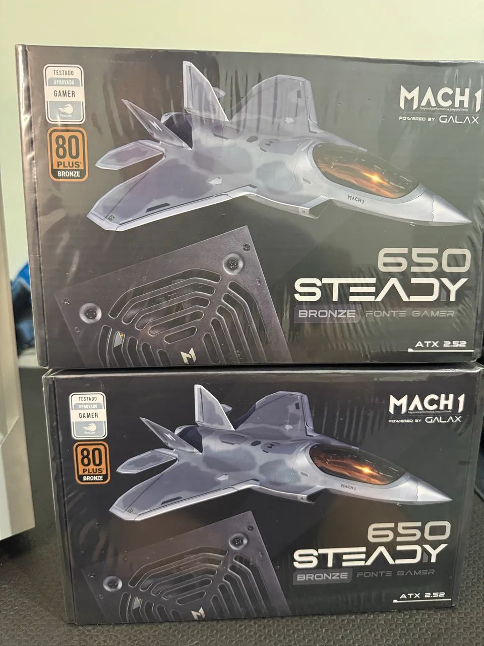Fonte 650w 80 plus bronze lacrada
