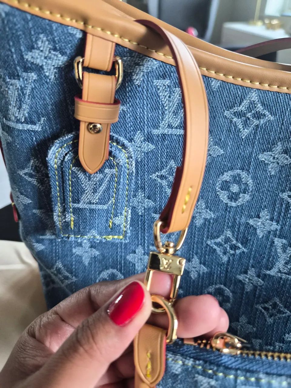 Bolsa Denim Louis Vuitton - Foto 2