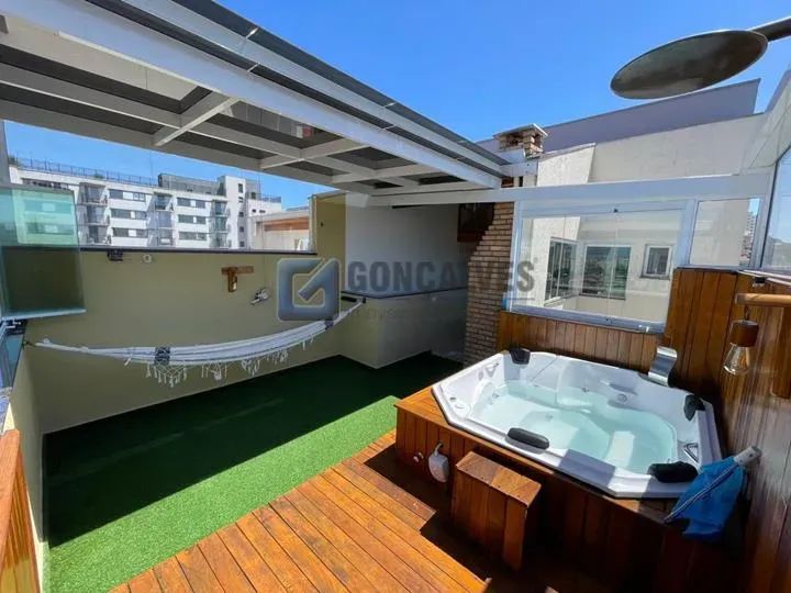 Cobertura 2 Quartos Mobiliada com 2 Vagas em Santo André  Santa Maria