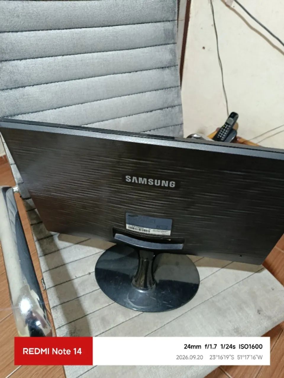 Munitor sansung 22 polegadas modelo LS22A300BSLD (para retirada de peça) - Foto 3