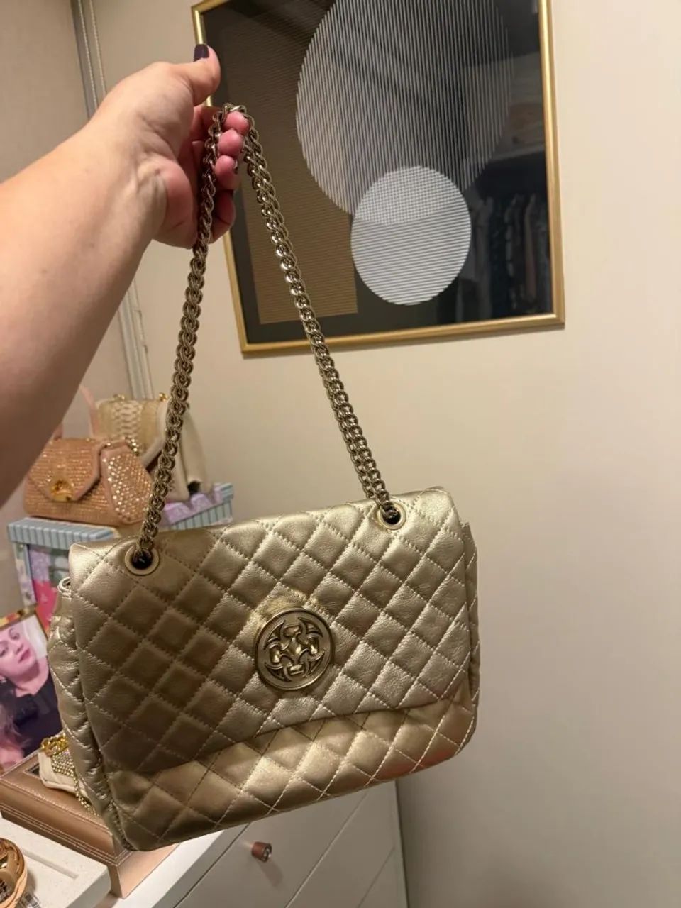 Bolsa Capodarte Couro Matelassê - Foto 2