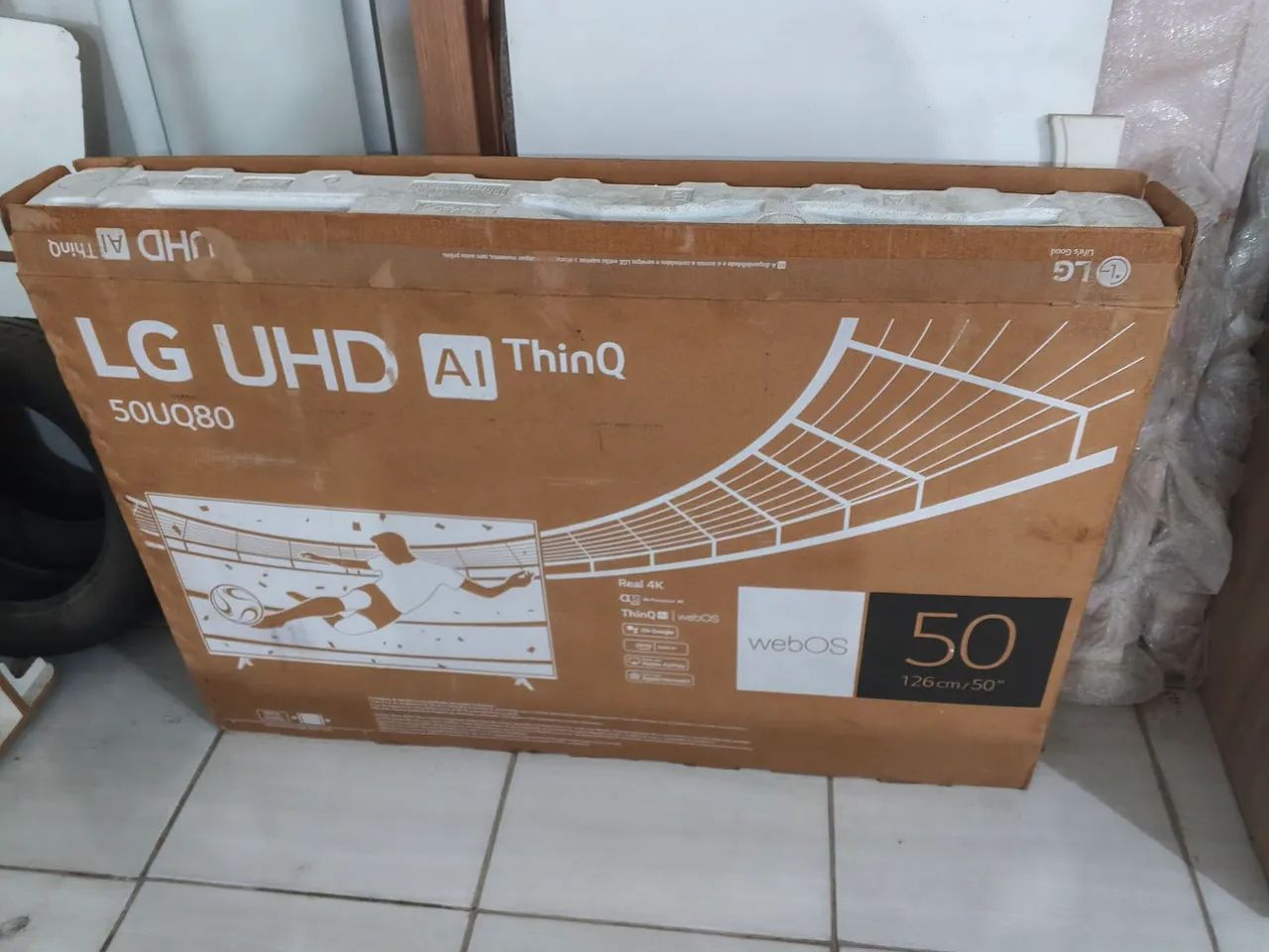 Smart TV LG 50 polegadas com defeito - Foto 2