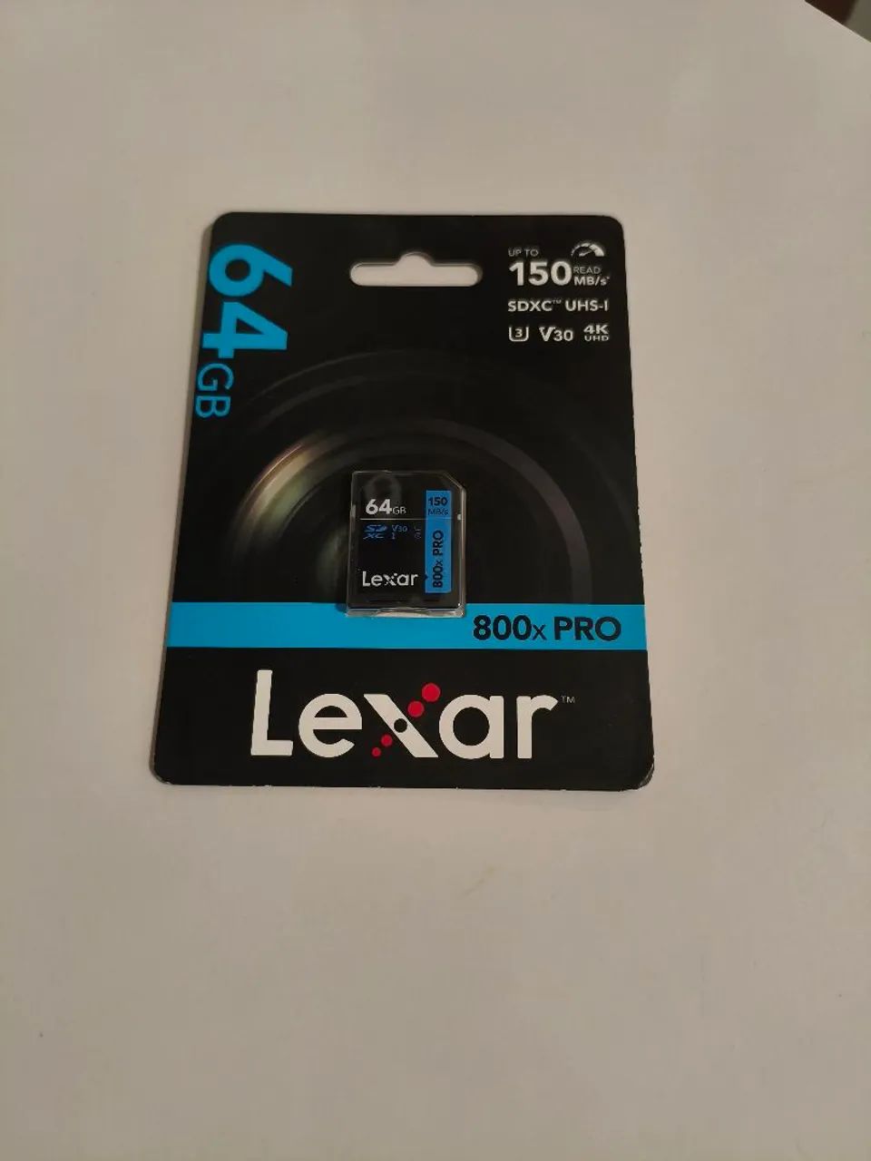 Cartão lexar 64gb 4K