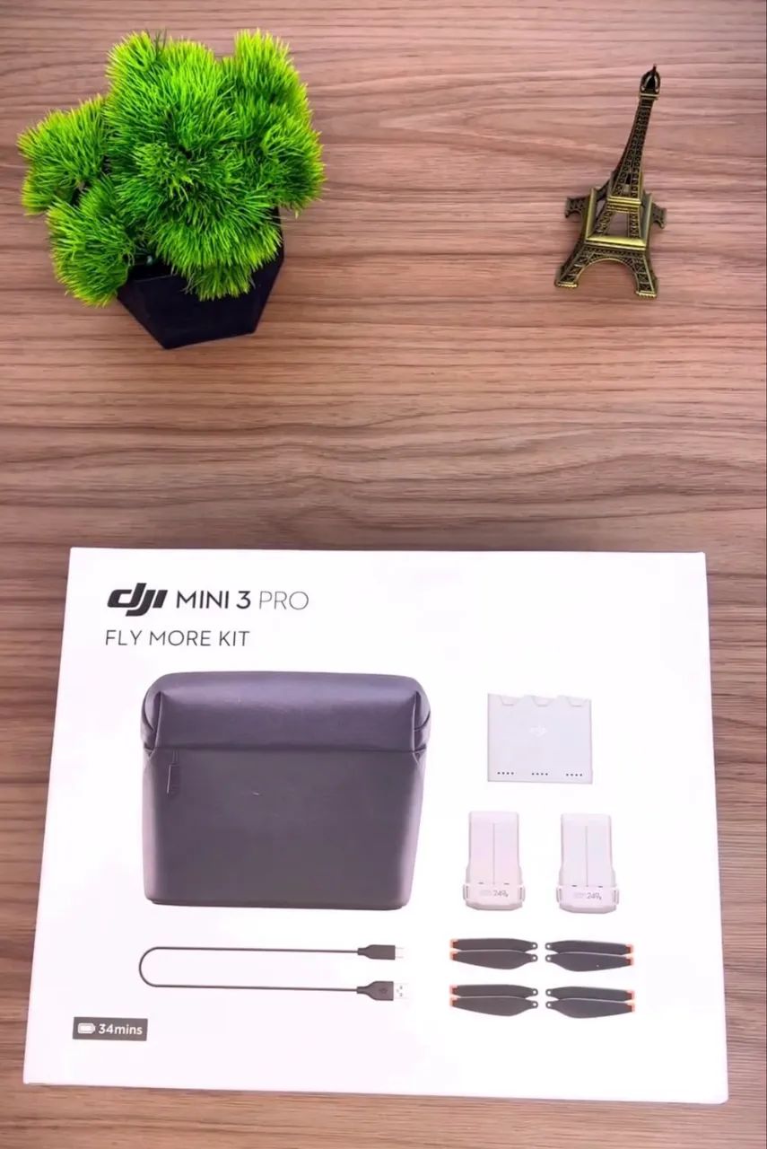 Baterias Dji Mini 3 no Kit Fly more Lacradas - Foto 2