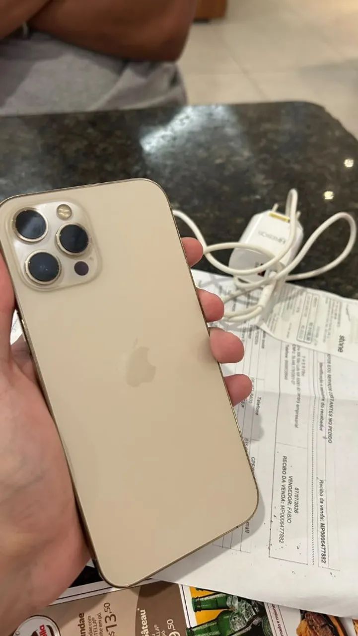Iphone 12 pro max com nota fiscal 