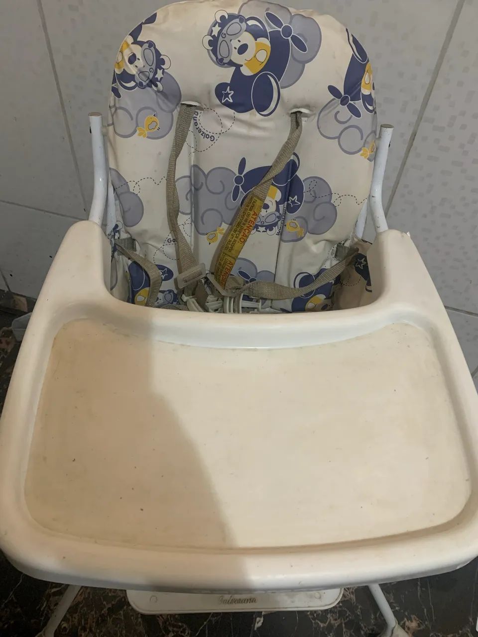 Cadeirinha de alimentação bebê 