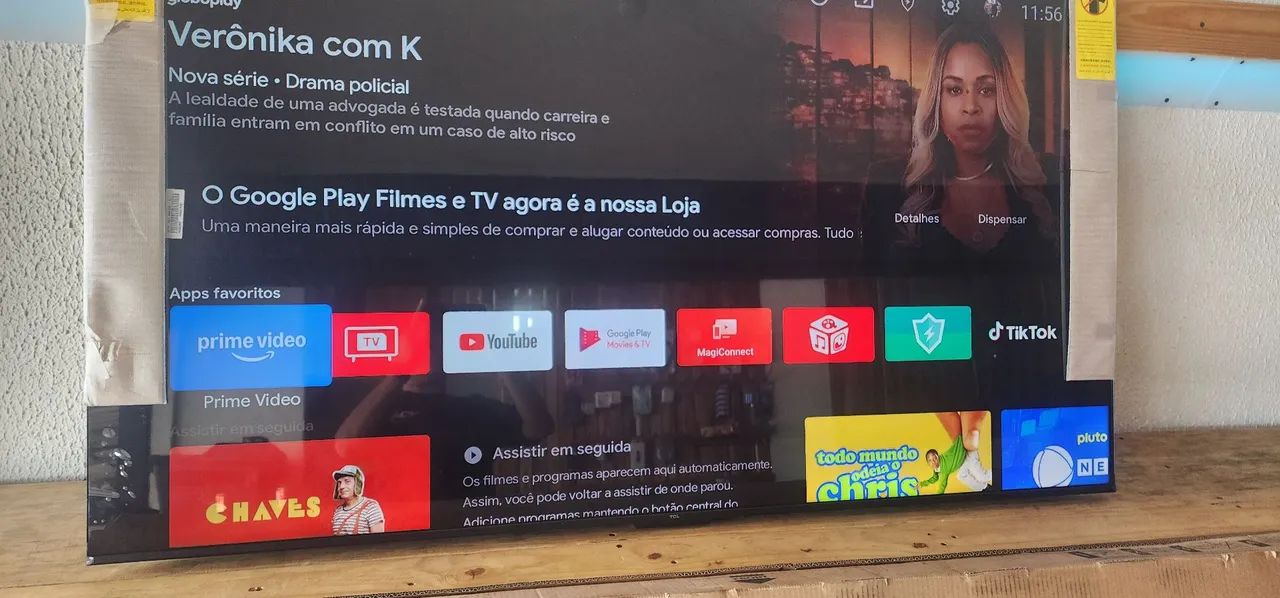 TV 65 polegadas smart com cabo controle todos apss YouTube e Netflix Bluetooth  - Foto 3