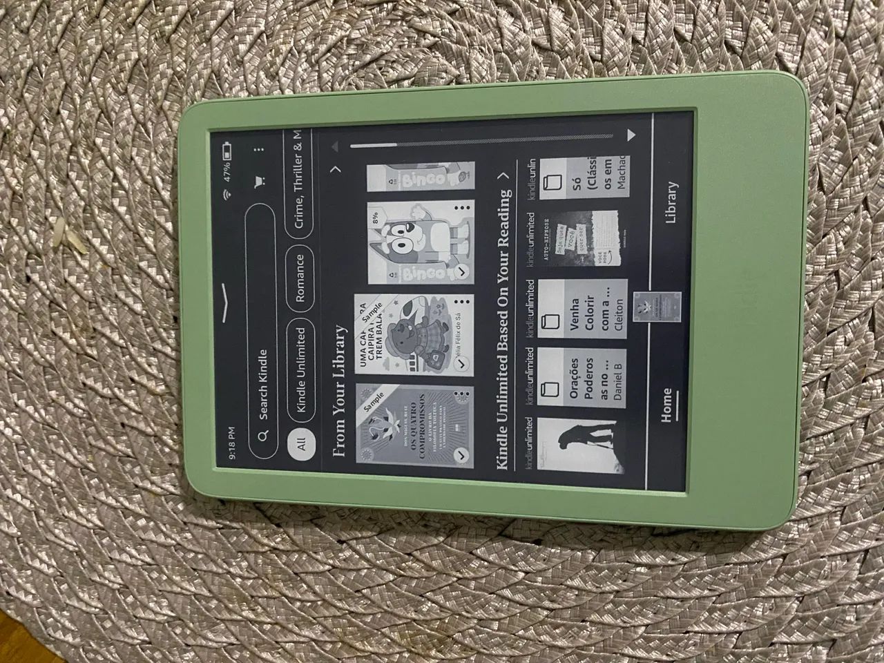 Kindle 16GB- Verde-Geração mais recente - Tablets e E-Readers