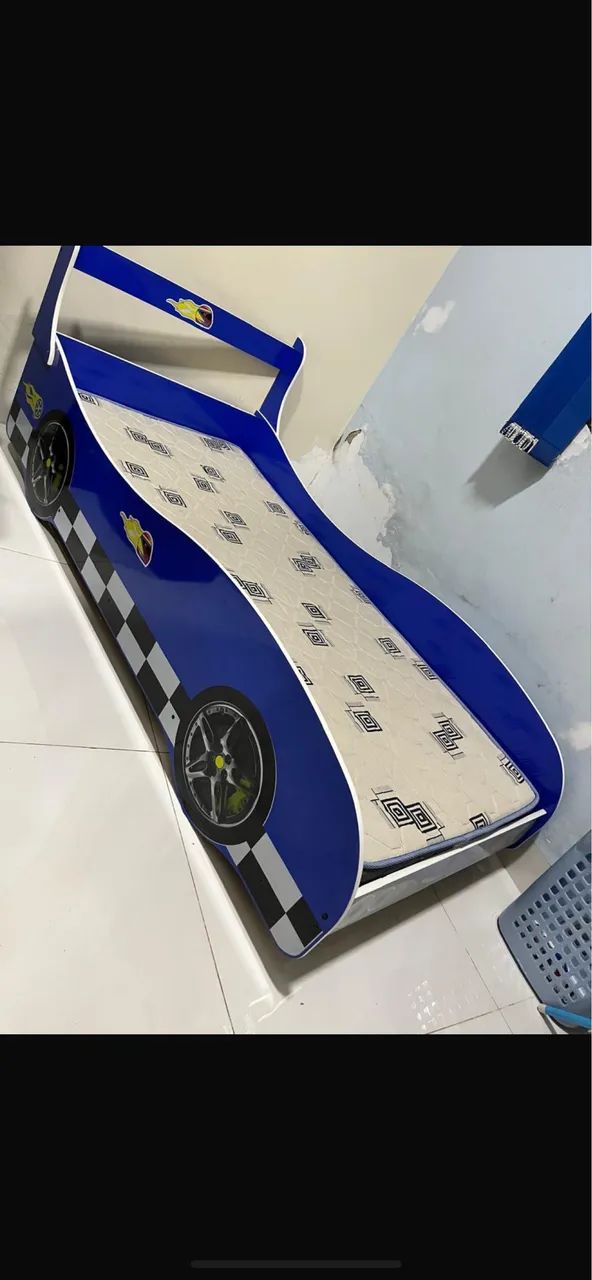 Cama + colchão infantil 