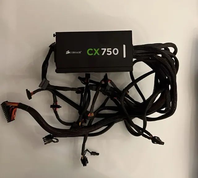 Fonte Corsair Cx750 750w Preto