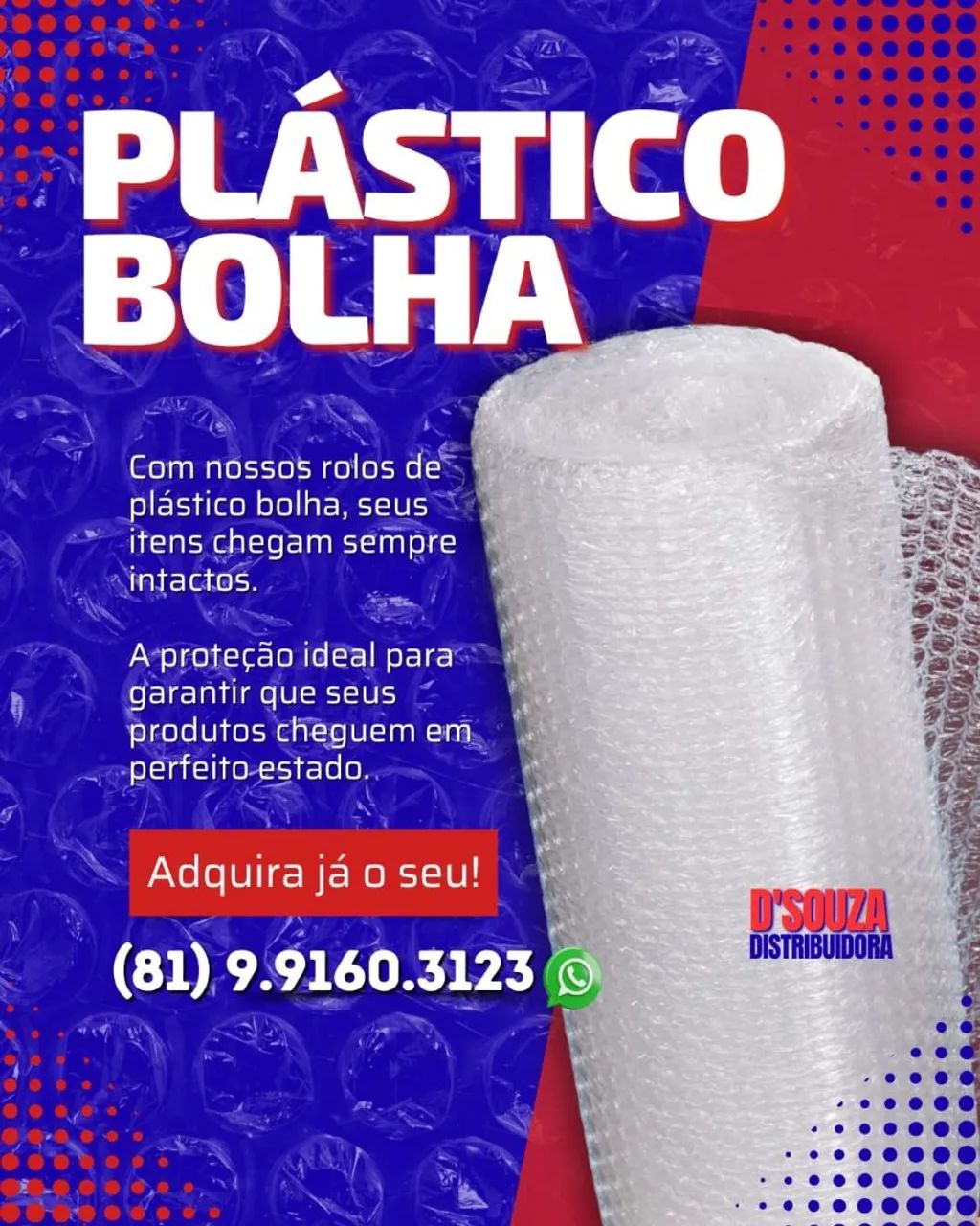 Bolha para Empacotamento de Mudança, e-commerce, encomenda 
