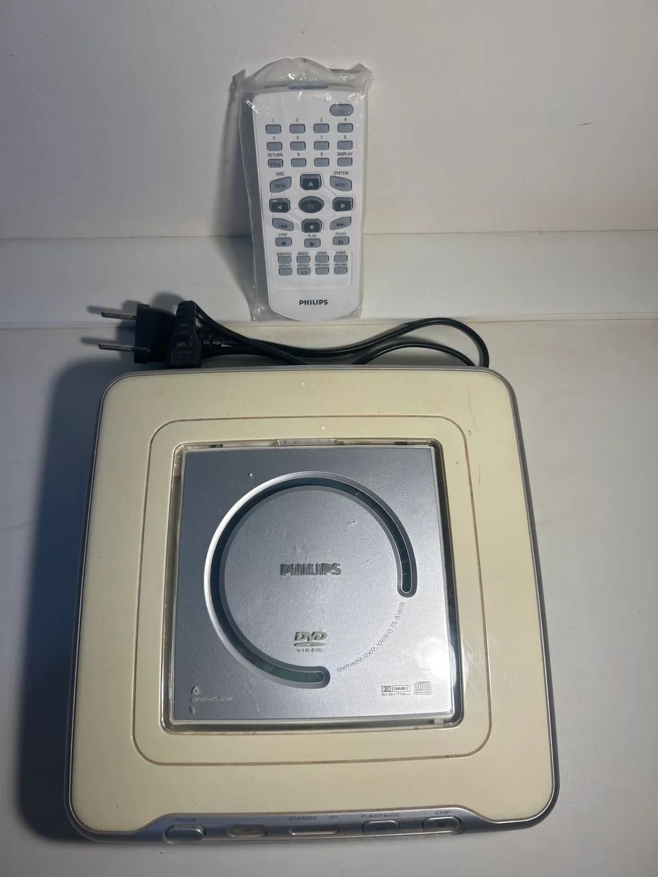 DVD ?  Player Philips DVP320 compacto, com controle original! - Foto 2