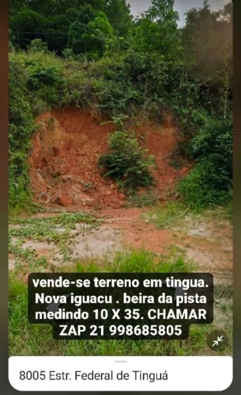 Ótima oportunidade .terreno em tingua na beira da pista 