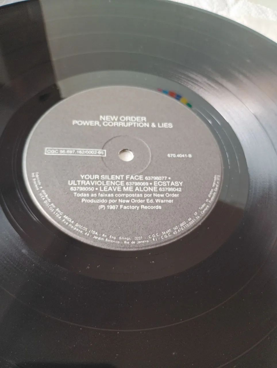 LP NEW ORDER Power Corruption Lies Vinil - Foto 4