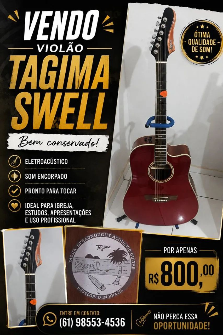 Violão tagima swell 