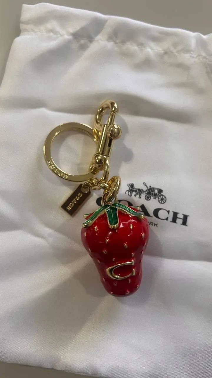 chaveiro coach morango vermelho original - Foto 5