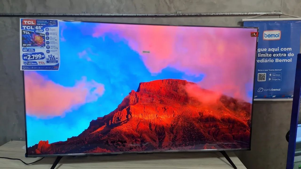 TV 65 POLEGADAS TCL 6 MESES DE GARANTIA PARCELA ATE 12 VEZES SEM JUROS  - Foto 2
