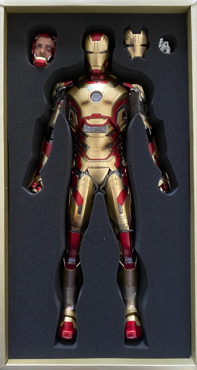 Iron Man Mark 42 Deluxe - Hot Toys 1/4 - Hobbies e coleções