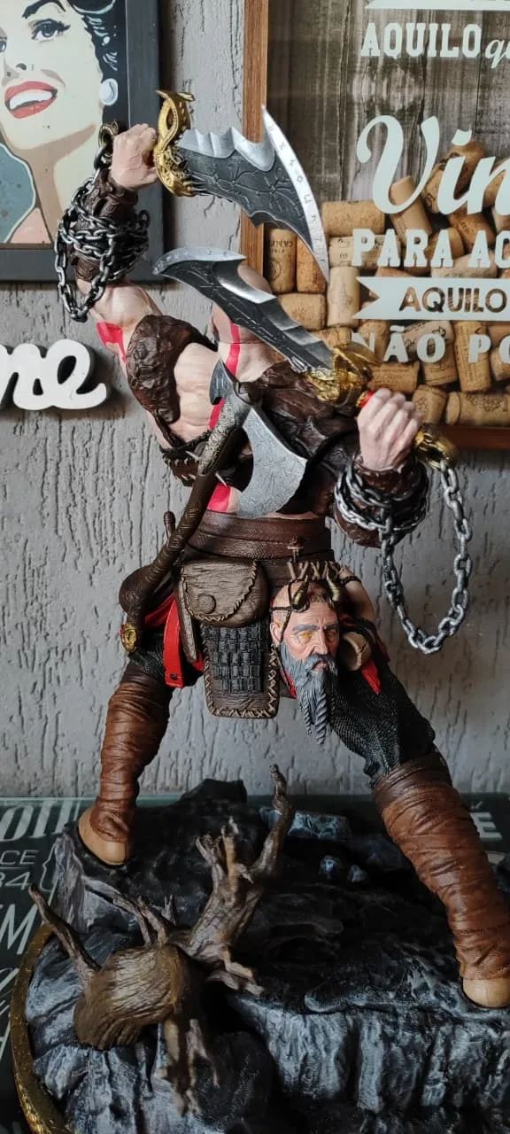 Kratos God of War - action figue - Foto 3