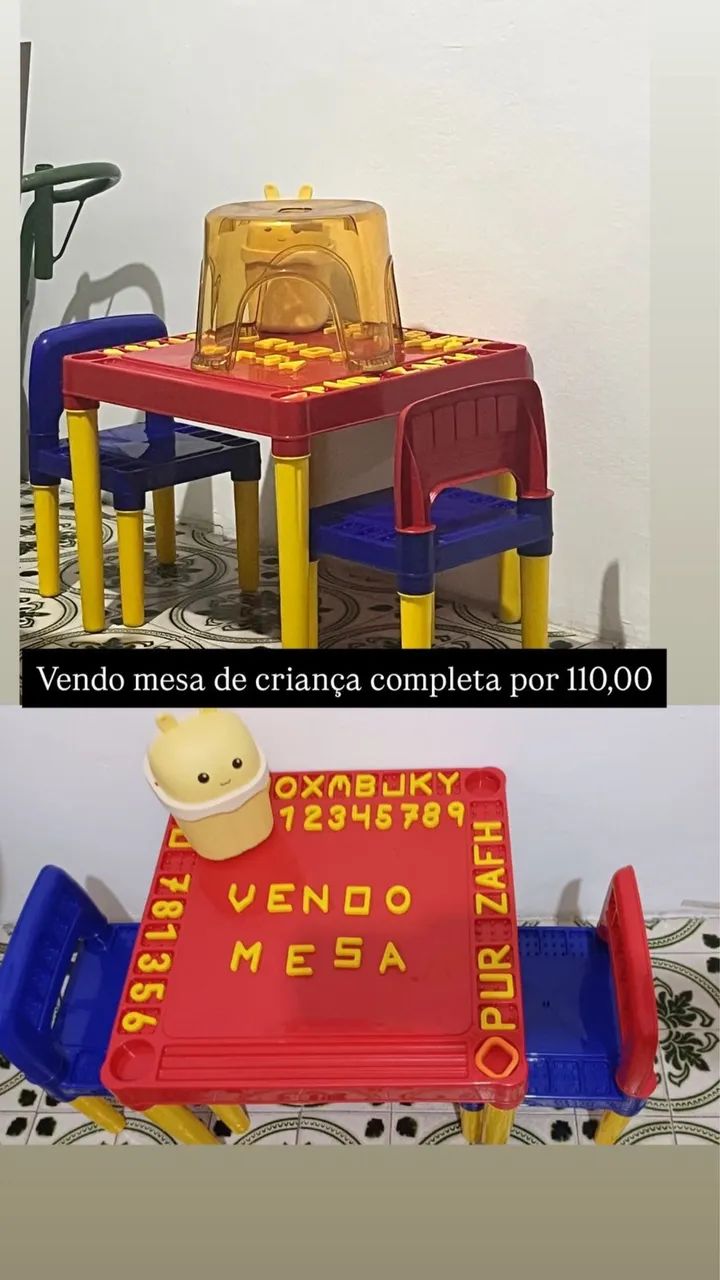 Mesa de criança 