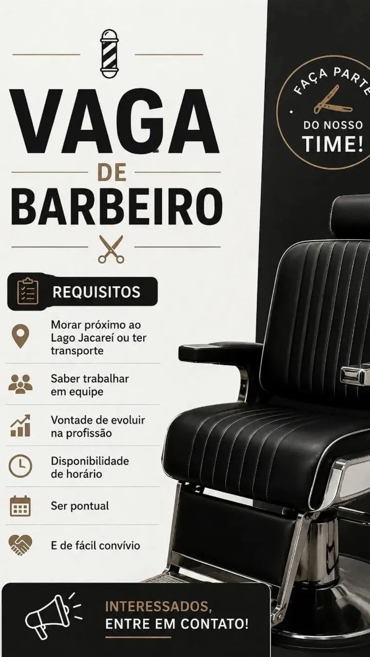 Vaga de barbeiro  - Foto 4