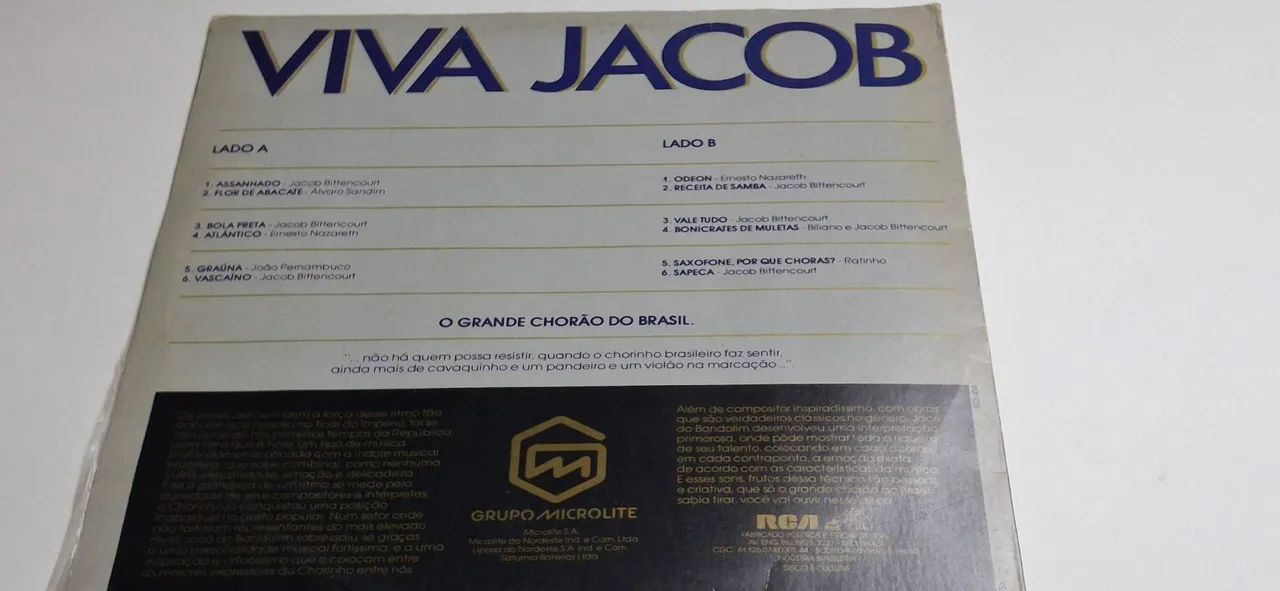 2 LPs de Chorinho64962190201090121