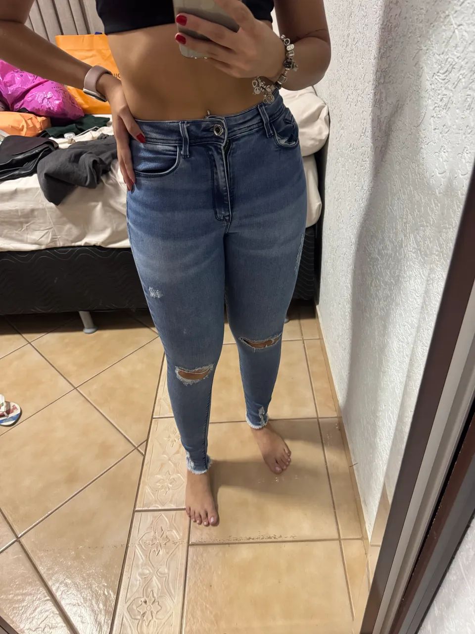 CALÇA JEANS 38 LEZ A LEZ - Foto 2