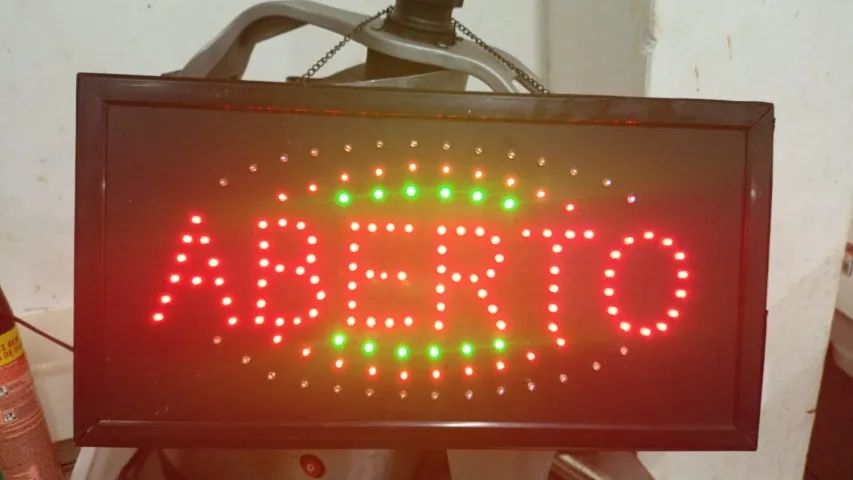 letreiro piscante ABERTO  - Foto 2