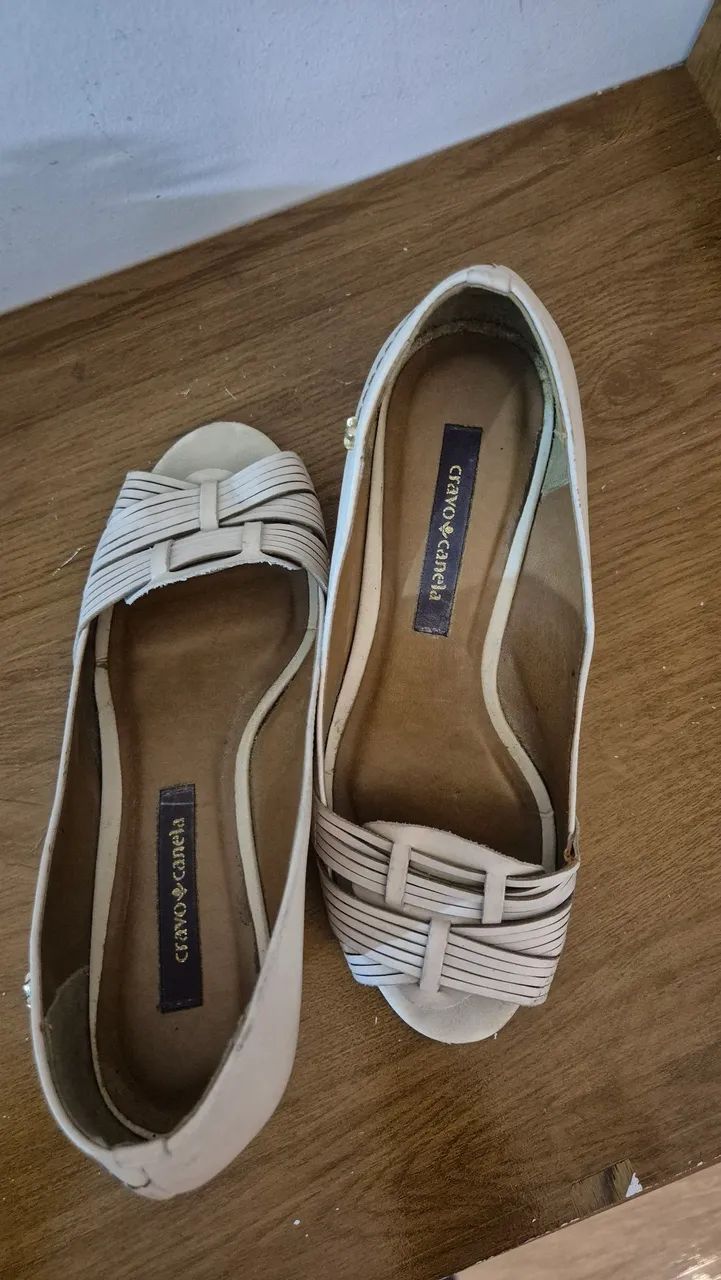 Peep Toe Cravo e Canela 38 - Foto 4