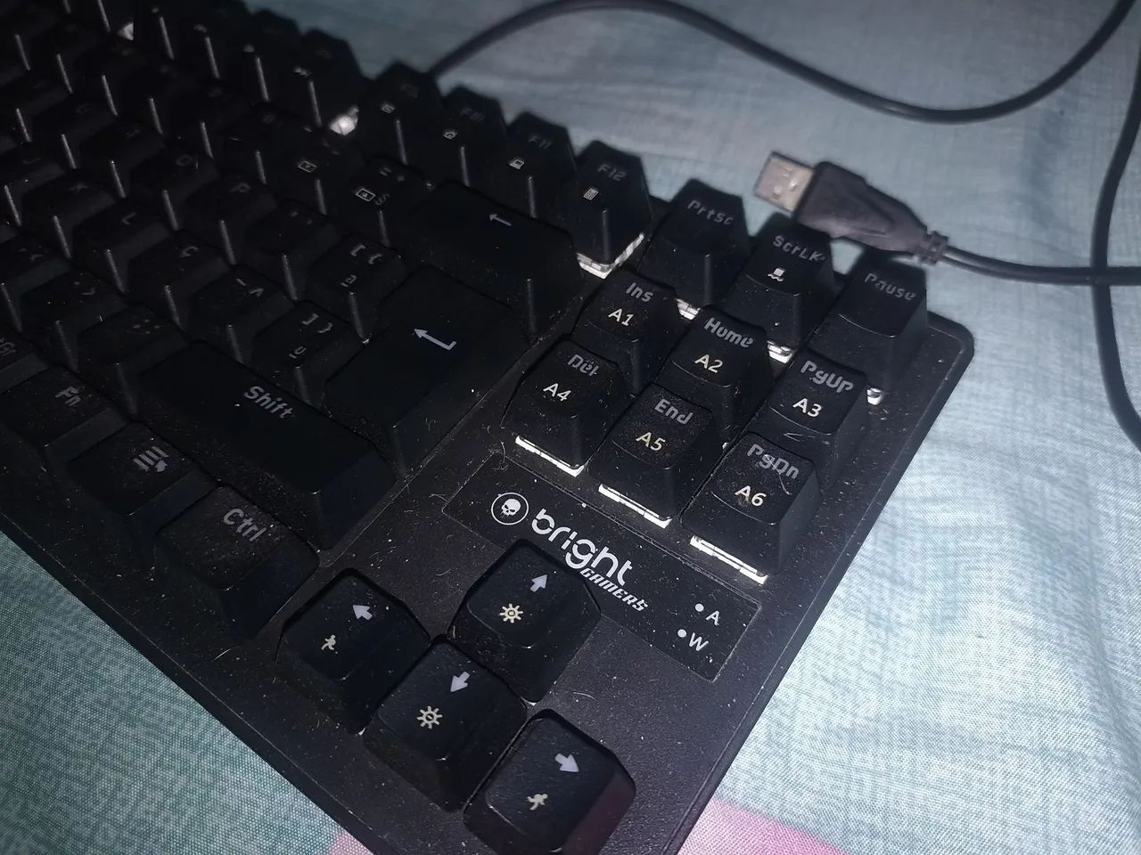 Teclado Mecânico Bright USB - Foto 3