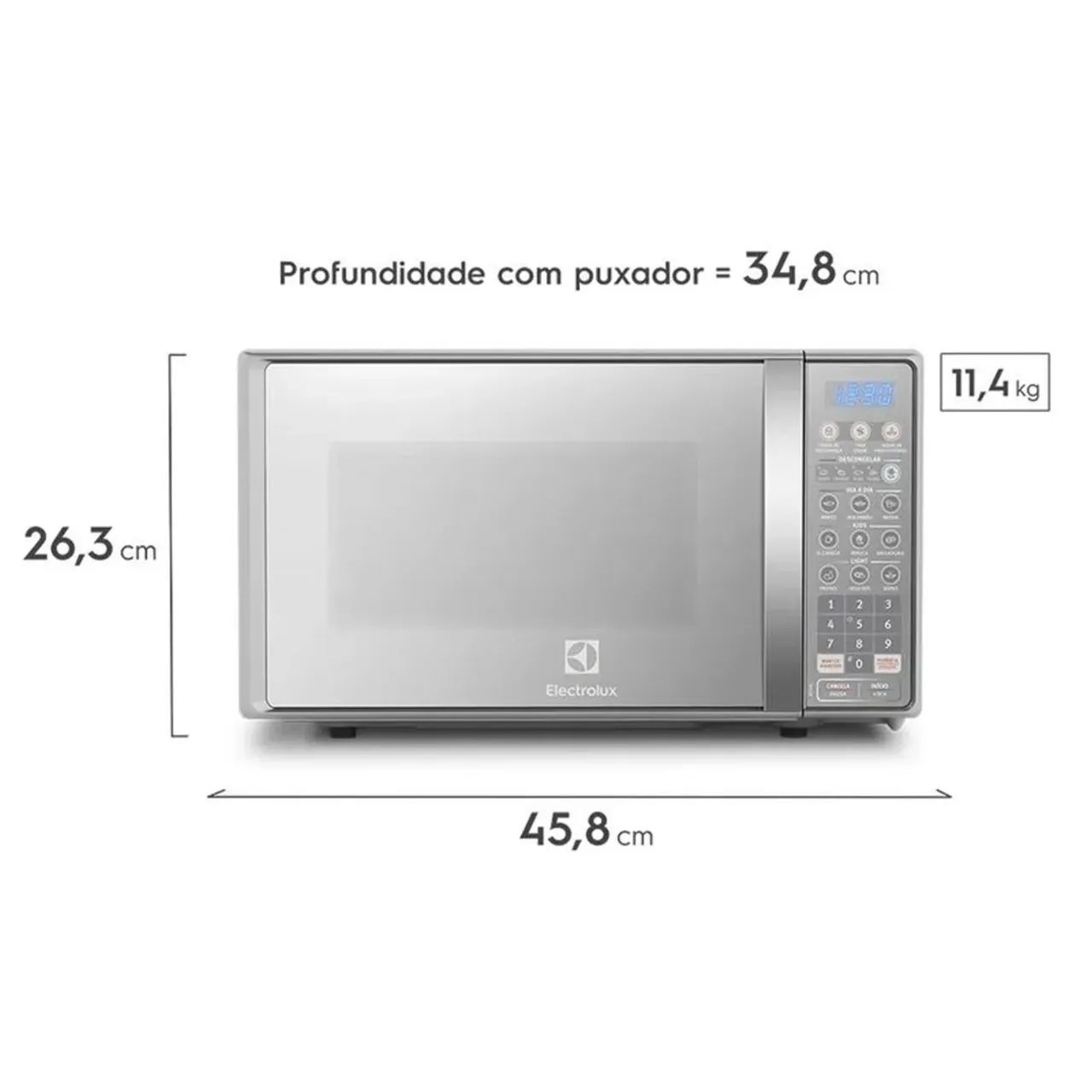 Microondas Eletrolux 20L 127V - Foto 2