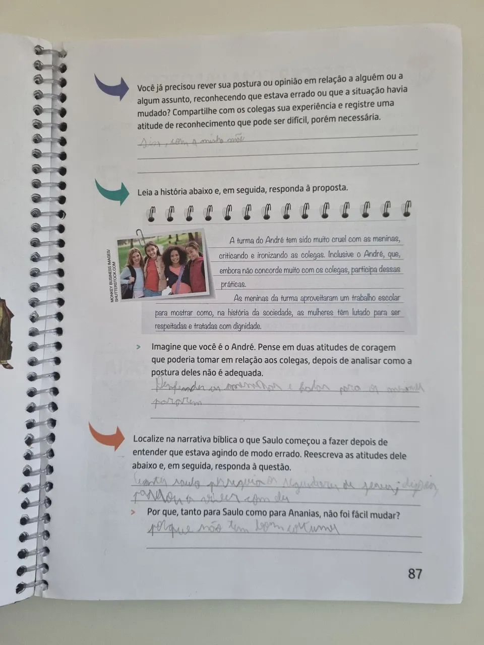 livro crescer com alegria e fé 5 - Foto 4