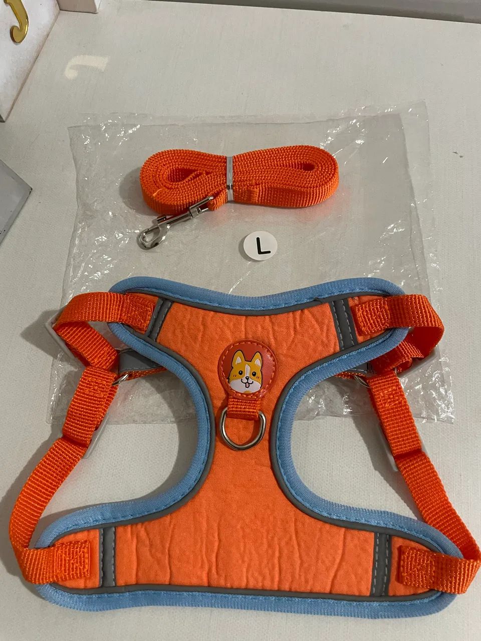 Conjunto guia e coleira cães porte mini - Foto 4