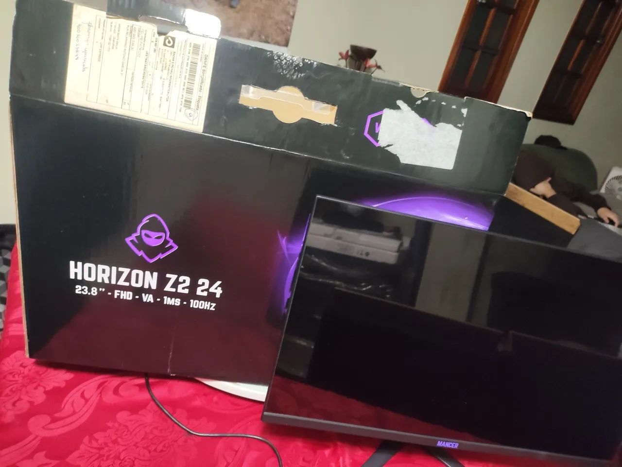 Monitor gamer 100hz, 1ms 