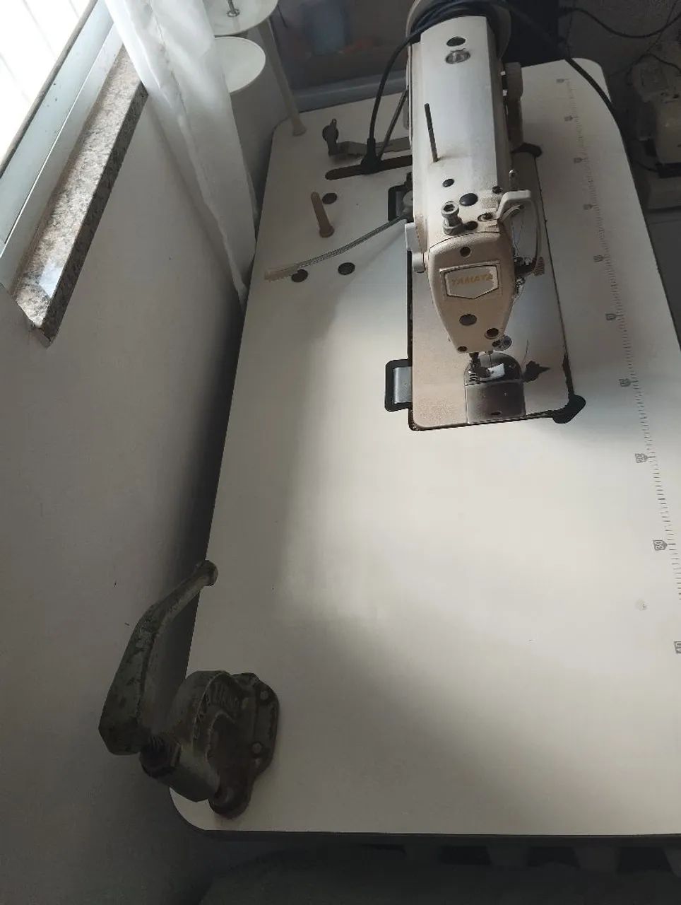 Máquina de costura reta industrial yamata - Foto 4