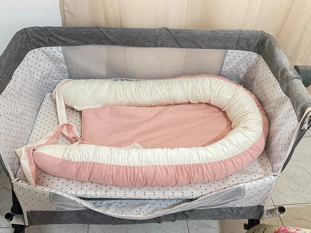 Mini berço e bebê conforto  - Foto 3