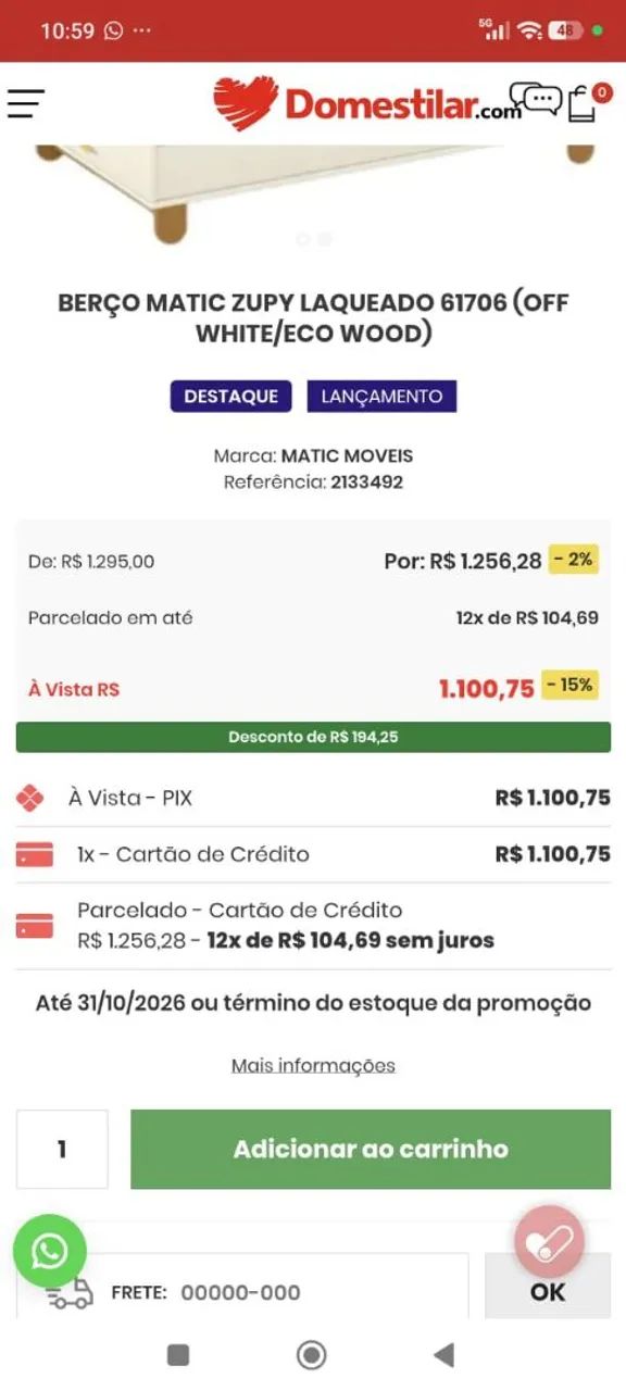 Berço /  mini cama - Foto 2
