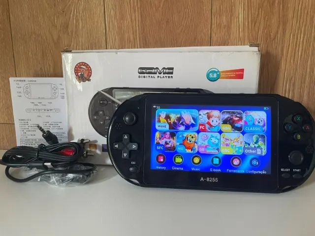 Video Game portatil com MILHARES DE JOGOS! FRETE GRÁTIS!