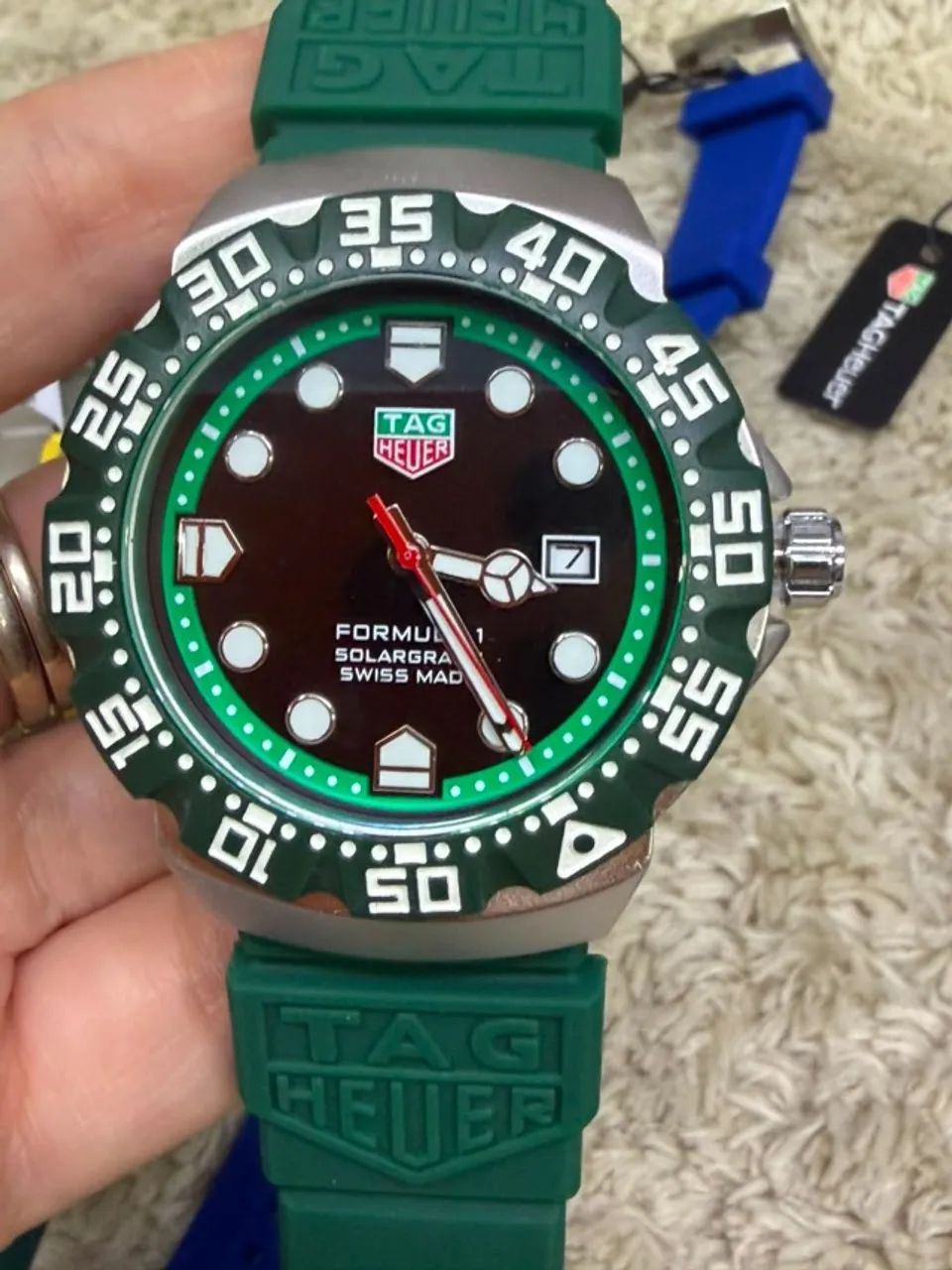 Relógio Tag Heuer Formula 1 (F1) - Pulseira de borracha - Foto 4