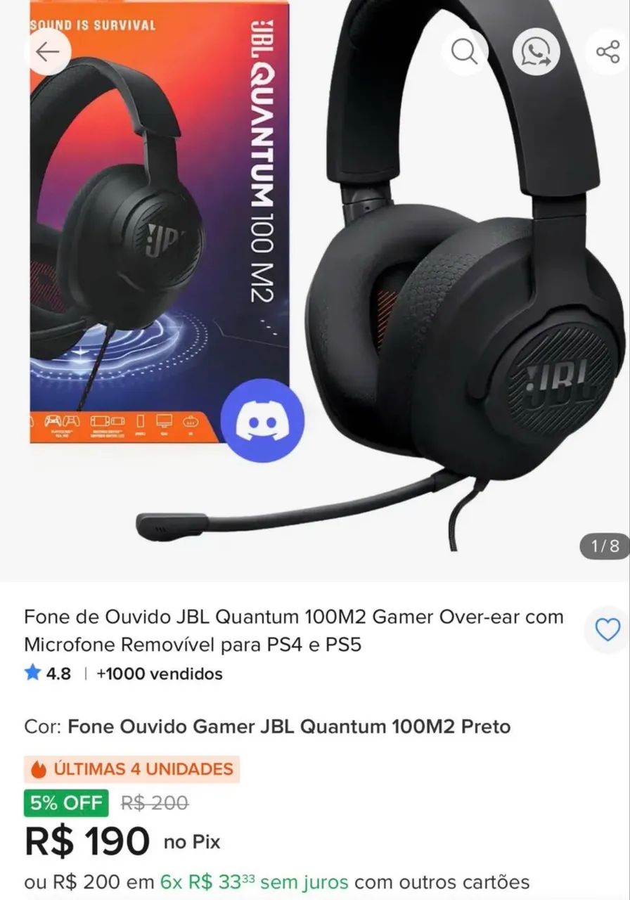 Fone de ouvido JBL - Foto 3