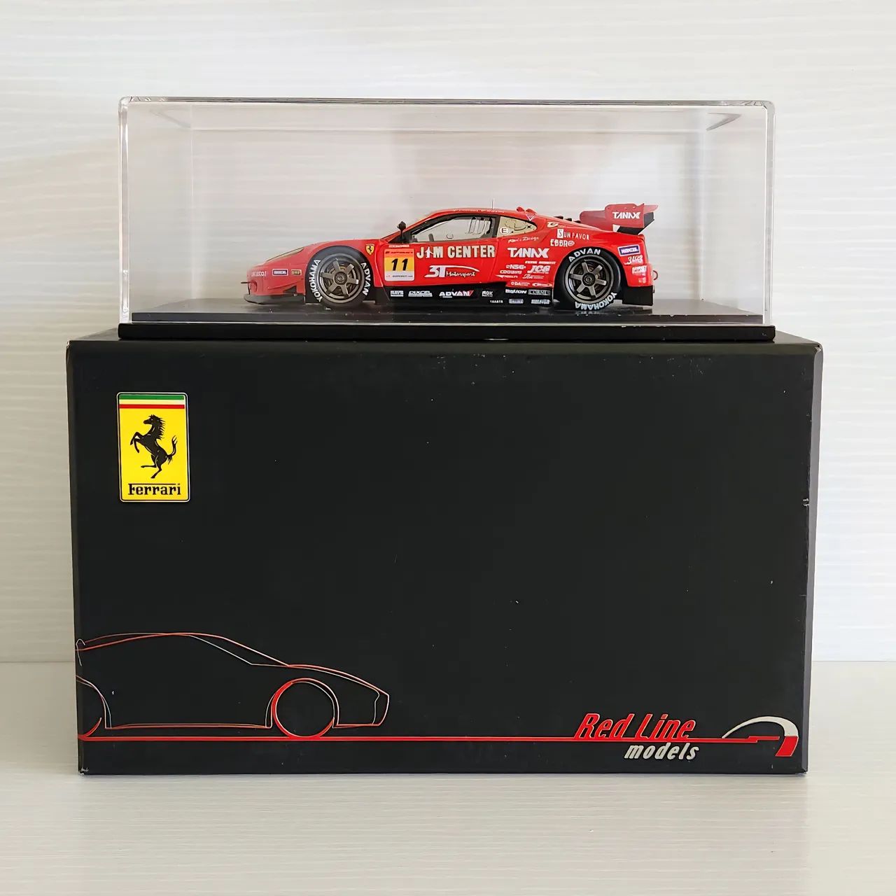 Ferrari F430 GT Super GT 2008 (Jim Center) - Red Line 1/43