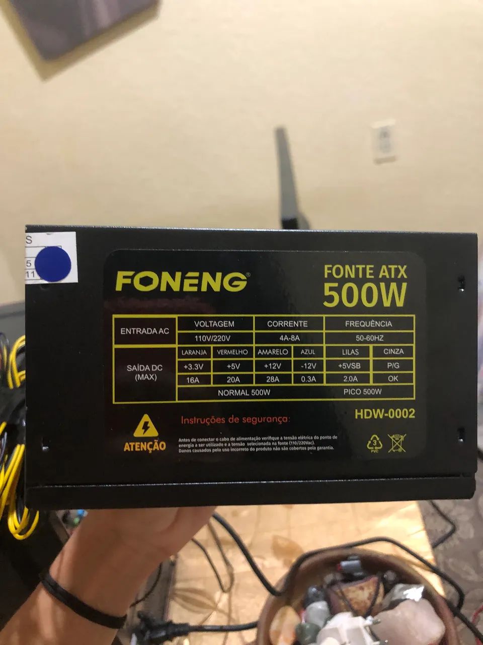 Fonte ATX 500W FONEG - Foto 4
