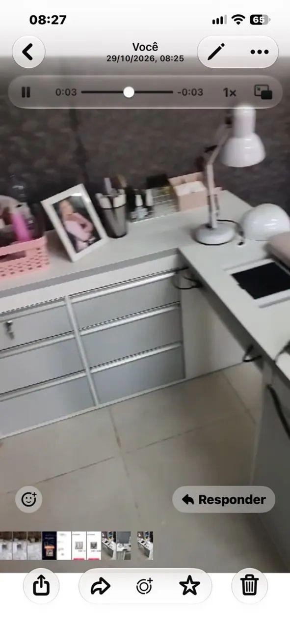 Mesa de manicure completa 