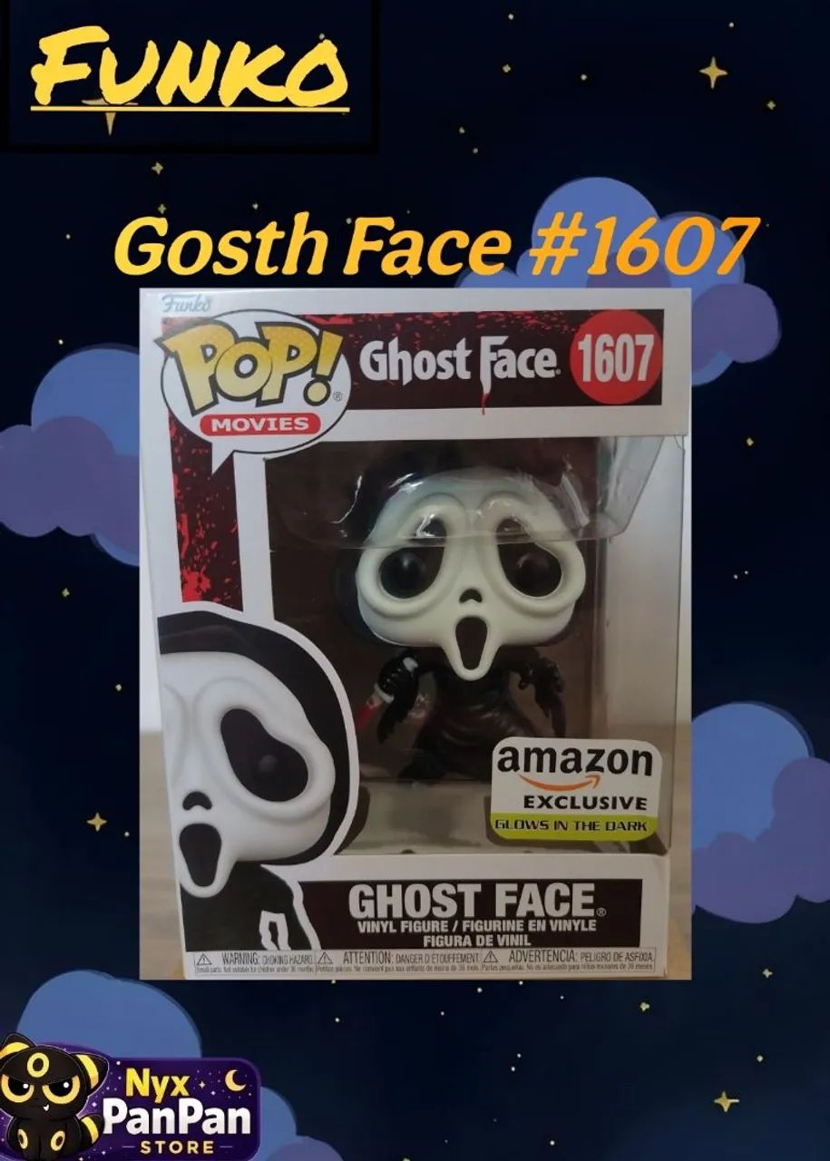 Funko pop ghost face filmes de terror 