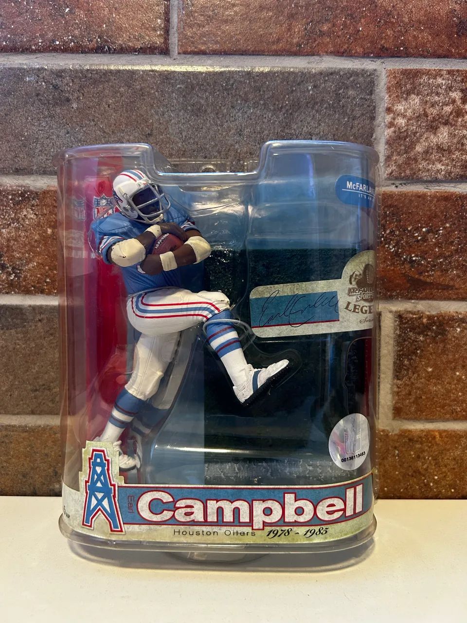 NFL フィギュア Earl Campbell ヒューストンオイラーズ レア NFL